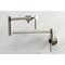 Kingston Brass KS4108DL Wall Mount Pot Filler, Brushed Nickel KS4108DL - alternate 4